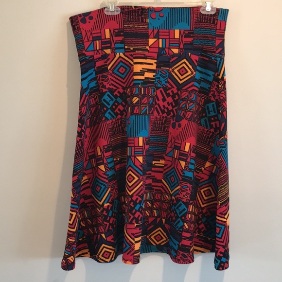 LulaRoe Azure Skirt Size Large. - Picture 2 of 5